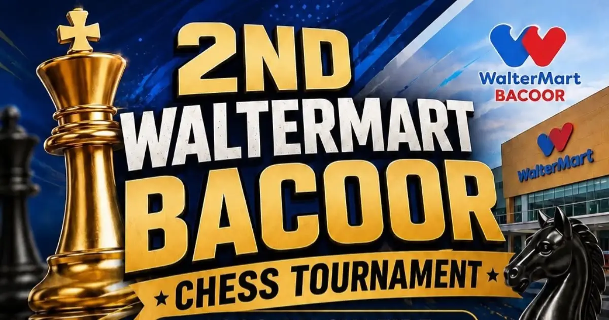2nd WalterMart Bacoor Chess Tournament poster