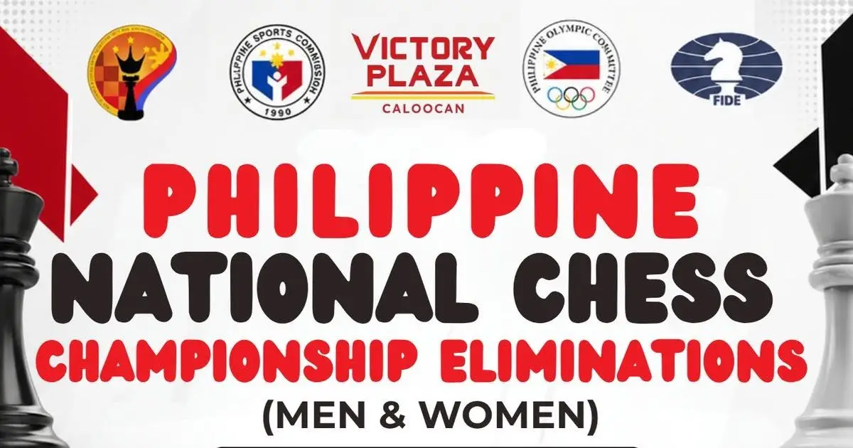 Philippine National Chess Championship Eliminations (Men & Women) poster